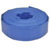 vidaXL Plo&scaron;čata cev 25 m 3" PVC