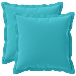 vidaXL Prevleka za blazino 2 kos HOUTEN Turkizna 30 x 30 cm Poliester