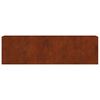 vidaXL Vrtna visoka greda 280x40x80 cm corten jeklo