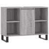 vidaXL Kopalni&scaron;ka omarica siva sonoma 80x33x60 cm inženirski les