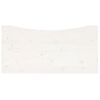 vidaXL Mizna plo&scaron;ča bela 110x55x2,5 cm trdna borovina