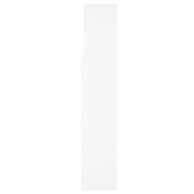 vidaXL Vzglavna omarica bela 160x19x103,5 cm