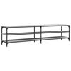 vidaXL TV omarica siva sonoma 200x30x50 cm inženirski les