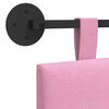 vidaXL Visoki naslon za glavo Črtasto Roza 150 x 55 x 5 cm blago