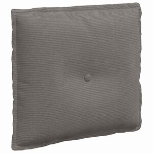 vidaXL Poglavni vzglavnik Svetlo siva 50 x 45 cm Žametna tkanina