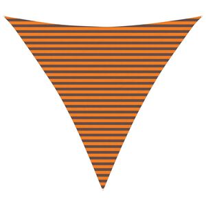 vidaXL Sončno platno Oranžna in Rjava 4,5 x 4,5 x 4,5 m