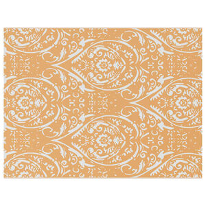 vidaXL Zunanji preproga Jakobinski ARAKIL Oranžna in bela 400 &times; 300 cm