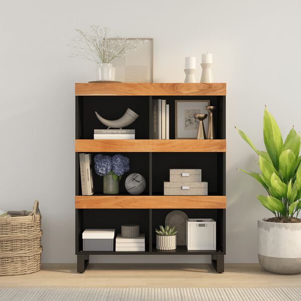 vidaXL Stranska omarica 85x33x107 cm trden akacijev les