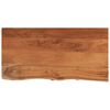 vidaXL Kopalni&scaron;ki pult 120x60x3,8 cm pravokoten trden akacijev les