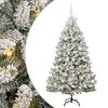vidaXL Umestno božično drevo 180 cm 300 LED Toplo bela PVC in jeklo