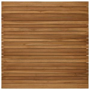 vidaXL Nepremična povr&scaron;ina 90 x 90 x 3,5 cm Kvadrat Trden tikov les
