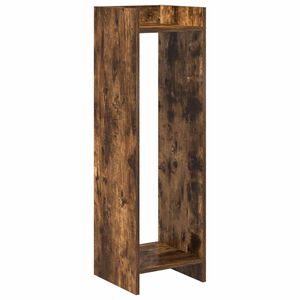 vidaXL Stojalo za rastline Dimljen hrast 30 x 30 x 100 cm