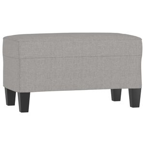 vidaXL Klop svetlo siva 70x35x41 cm blago