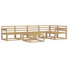 vidaXL Zunanja garnitura za sedenje 6 pcs Bela 79 x 79 x 37 cm
