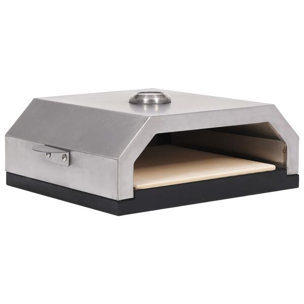 vidaXL Pečica za pico s keramičnim kamnom za žar na plin ali oglje