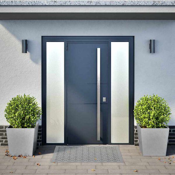 vidaXL Vrtno korito 2 kosa 50x50x50 cm pocinkano jeklo