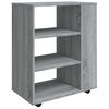 vidaXL Omarica na kolesih siva sonoma 60x35x75 cm konstruiran les
