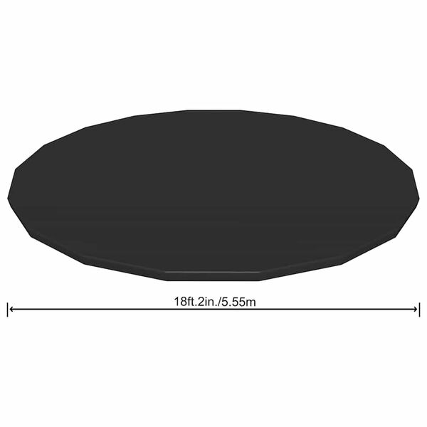 Bestway Flowclear pokrivalo za bazen Fast Set 555 cm