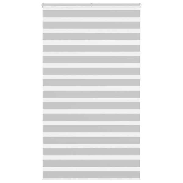 vidaXL Zebra senčilo svetlo sivo 130x230 cm tkanina &scaron;irina 125,9 cm