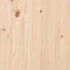 vidaXL Klubska miza Bela 60 x 50 x 36 cm Masivno borovo les