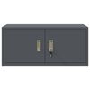 vidaXL Omarica za shranjevanje Antracit 90 x 40 x 40 cm Jeklo