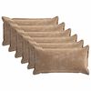 vidaXL Prevleka za blazino 6 kos HOUTEN Rjava 40 x 70 cm