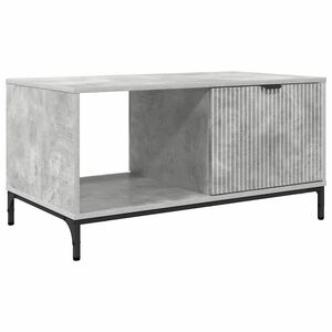 vidaXL Klubska miza Betonsko siva 90 x 49 x 46 cm Inženirski les