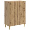 vidaXL Strani &scaron;al Artisan hrast 66 x 34,5 x 90 cm Inženirski les
