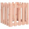vidaXL Vrtno korito z ograjico 50x50x50 cm trden les douglas