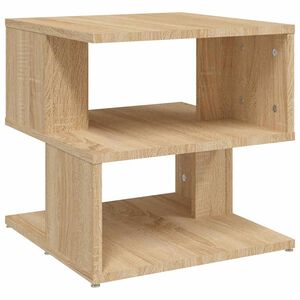 vidaXL Stranska mizica sonoma hrast 40x40x40 cm iverna plo&scaron;ča