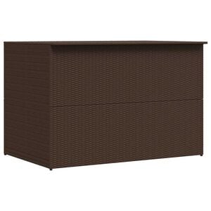 vidaXL Vrtna &scaron;katla rjava 150x100x100 cm poli ratan