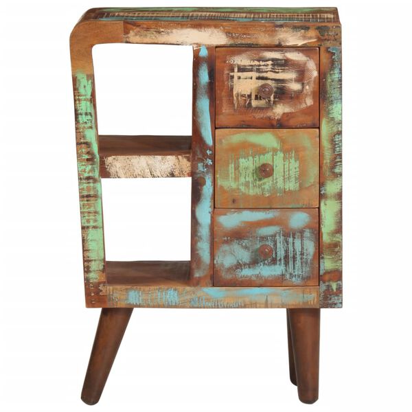 vidaXL Komoda 55x30x80 cm trden predelan les