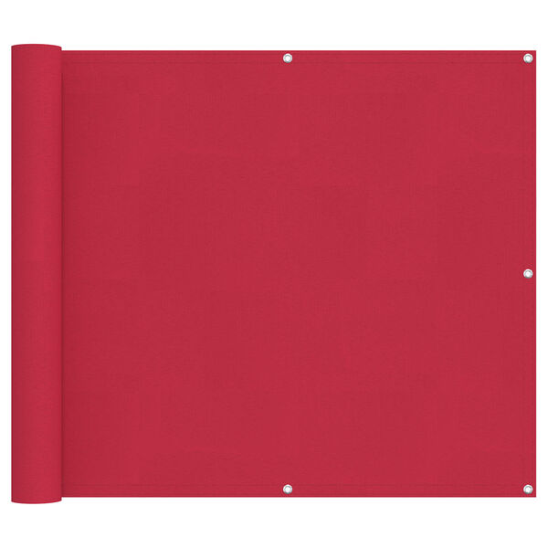 vidaXL Balconska mreža Burgundija 100 x 300 cm Oxford tkanina