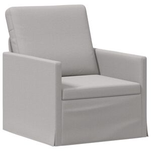 vidaXL Enosobna sofa Oblačno siva 70 x 81 x 82 cm Blago
