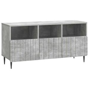 vidaXL TV omarica Betonsko siva 102 x 34,5 x 50 cm Inženirski les