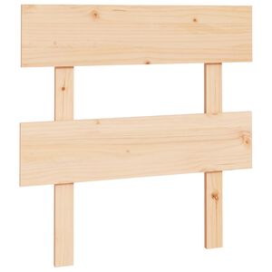 vidaXL Posteljno vzglavje 93,5x3x81 cm trdna borovina