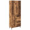 vidaXL Visok predalnik 2 kos Star les 69,5 x 34 x 180 cm