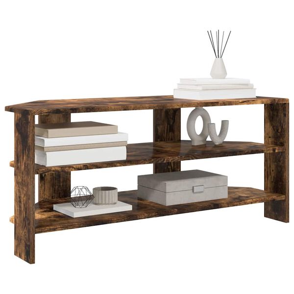 vidaXL KotnaTVomara Dimljeni oreh 102x40,5x45cm Konstruiran les