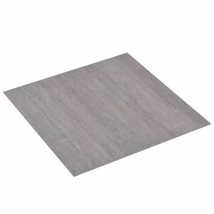 vidaXL Samolepilne Talne Plo&scaron;če 30,5 x 30,5 cm 20 pcs PVC Siva in les