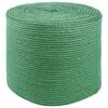 vidaXL Vrv iz jute Zelena 100% Tossa jute