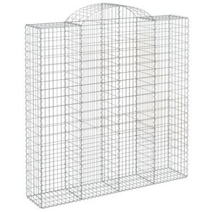 vidaXL Obokana gabonska ko&scaron;ara 200x50x200/220 cm pocinkano železo