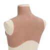 vidaXL Silikonska prsna blazina zagorela B ko&scaron;arica
