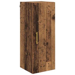 vidaXL Stenska omara Star les 34,5 x 34 x 90 cm Konstruiran les