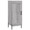 vidaXL Komoda siva sonoma 34,5x34x90 cm inženirski les