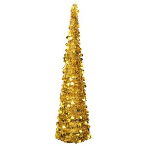 vidaXL Umetne novoletne jelke PET Gold