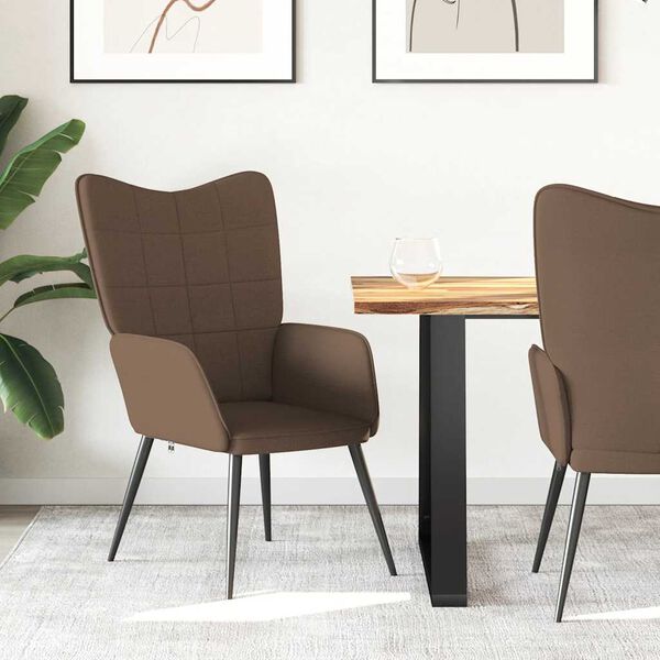 vidaXL Stol za spro&scaron;čanje rjavo blago