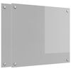 vidaXL Kuhinjski panel 2 kos Svetlo siva 70 x 60 cm kaljeno steklo