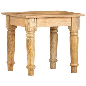 vidaXL Stranska mizica 43x43x40 cm masiven mangov les