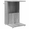 vidaXL Stranska miza Siva Sonoma 40 x 35 x 60 cm Inženirski les