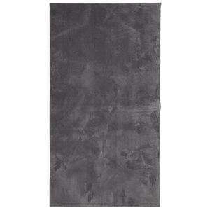 vidaXL Preproga HUARTE s kratkimi vlakni pralna antracit 60x110 cm
